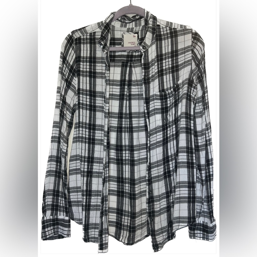 SO lightweight flannel